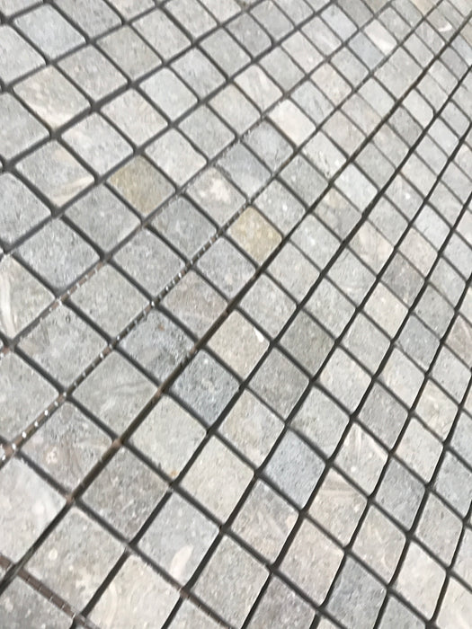 Sea Grass Limestone Mosaic - 1" x 1" Tumbled 4