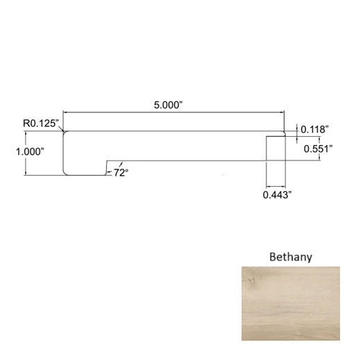 Seaside Wood Bethany Overlap Square Stair Nose Embossed 1