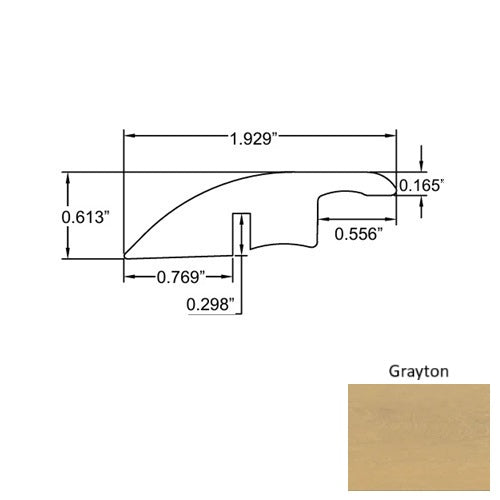 Seaside Wood Grayton Reducer Embossed 1