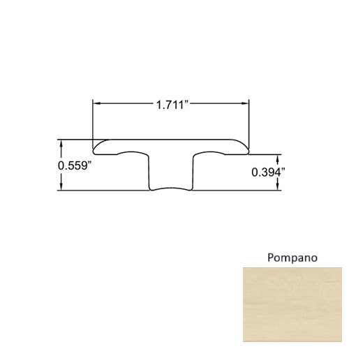 Seaside Wood Pompano T Molding Embossed 1