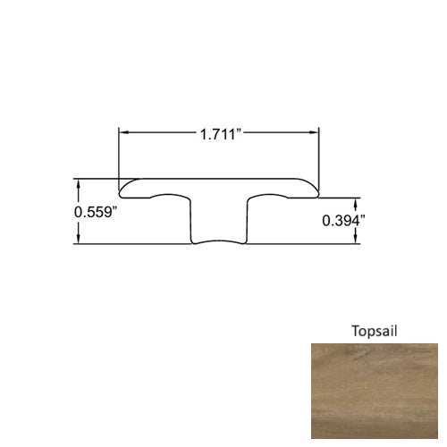 Seaside Wood Topsail T Molding Embossed 1