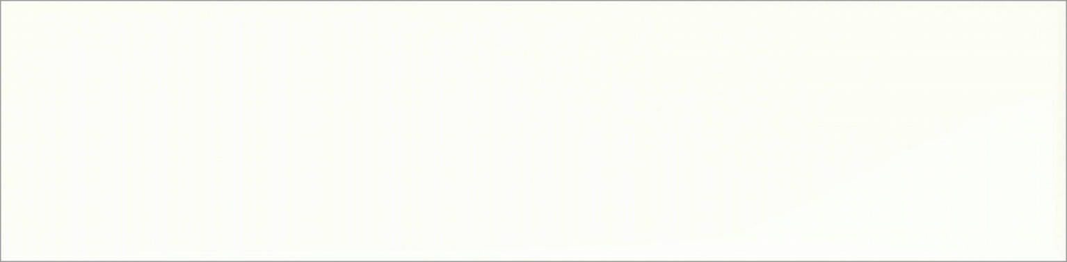 Full Tile Sample - Serene Bright White Ceramic Tile - 4" x 16" Glossy