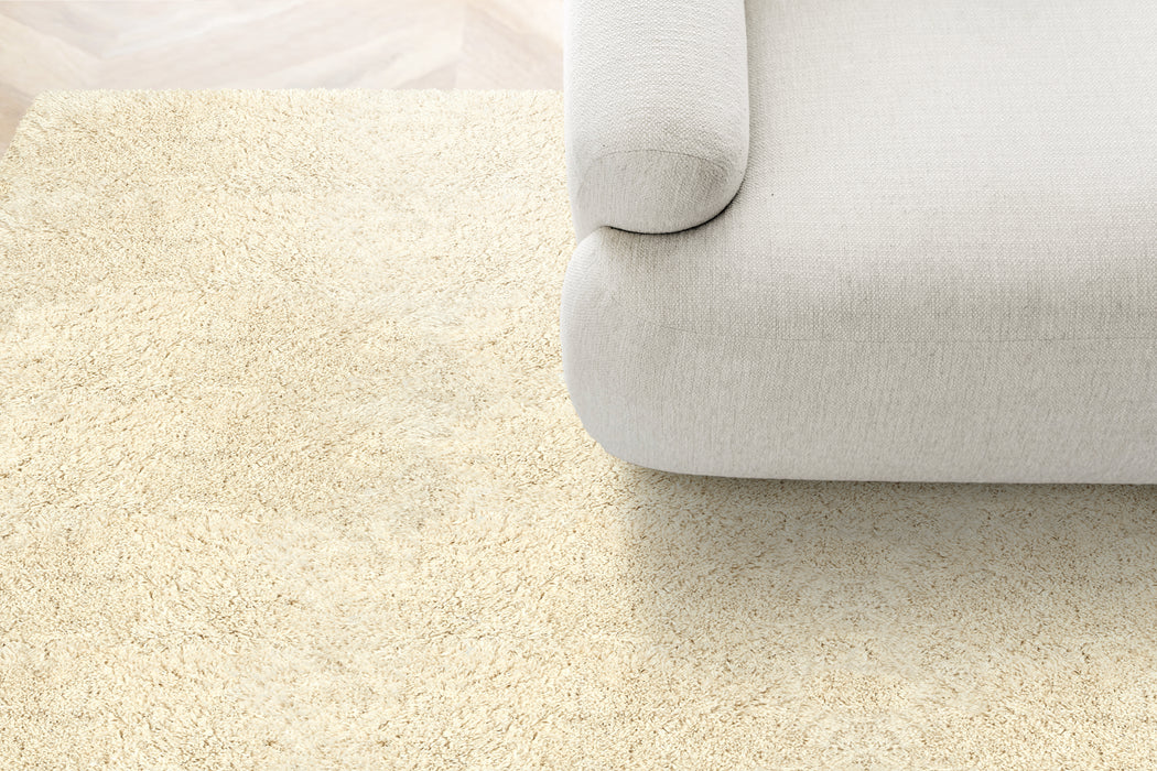 Shaggy Glamazon Remx Polypropylene Snow 63655 Carpet Pattern 3