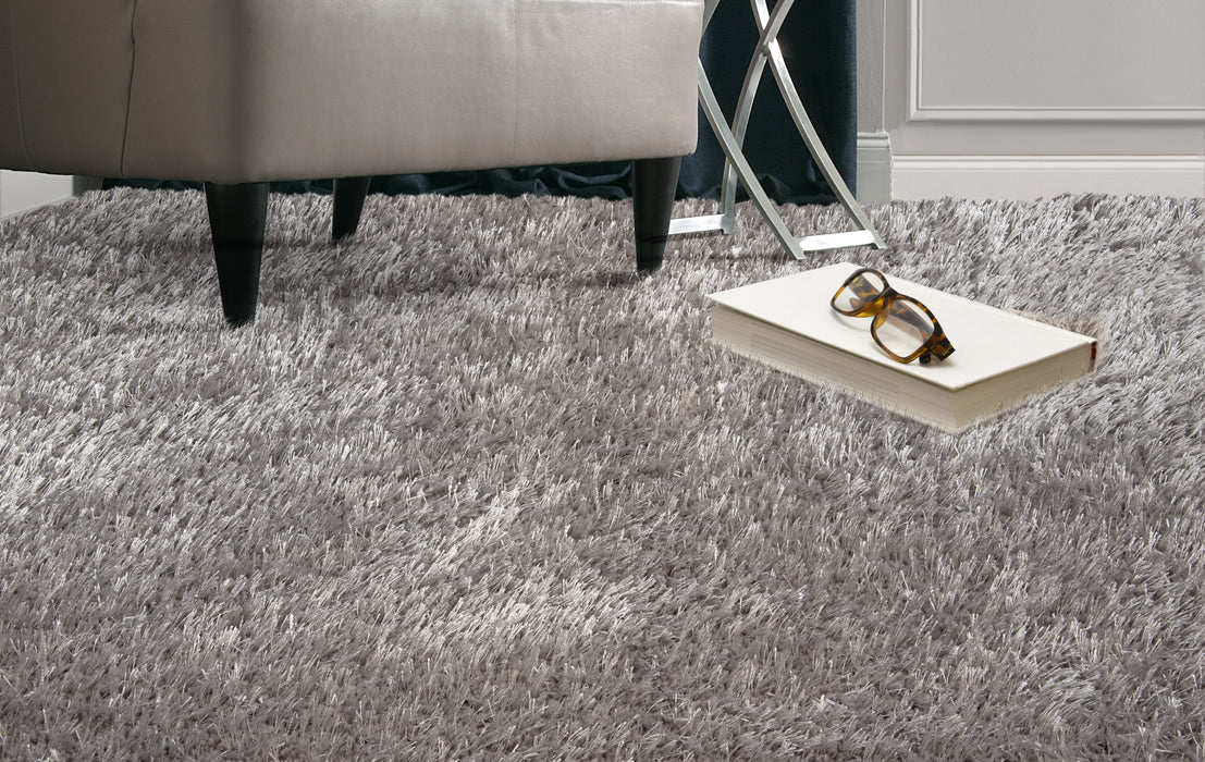 Shaggy Swag Polysilk Chromium 22151 Carpet Smooth 2
