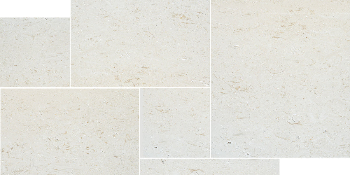 Ocean Reef Shellstone Tumbled Limestone Versailles Pattern | Lowest ...
