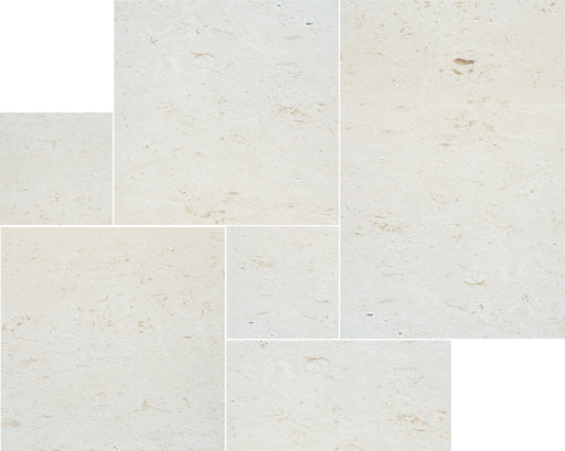 Ocean Reef Shellstone Limestone Pattern - Brushed & Chiseled