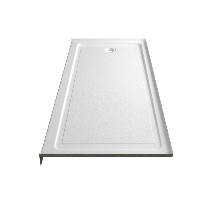 PULSE ShowerSpas ShowerPan - Left Shower Base Glossy 2