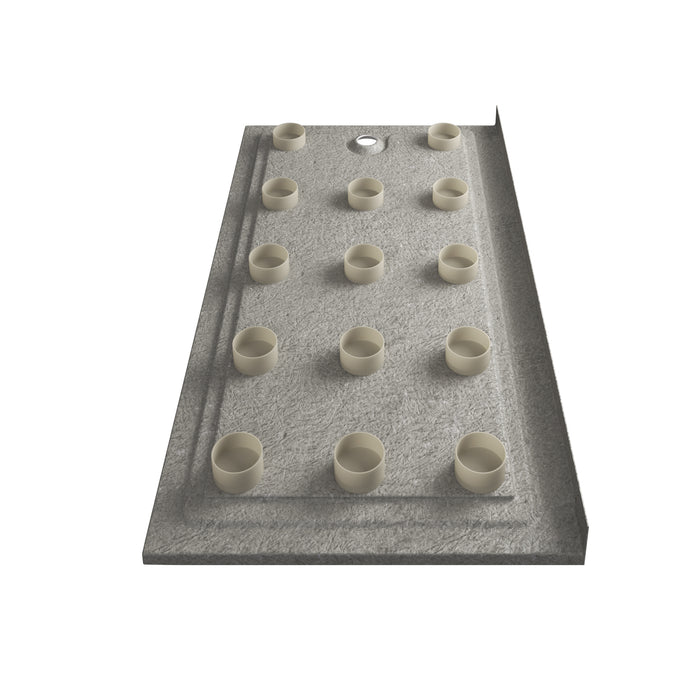 PULSE ShowerSpas ShowerPan - Left Shower Base Glossy 5