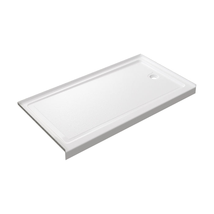 PULSE ShowerSpas ShowerPan - Right Shower Base Glossy 1