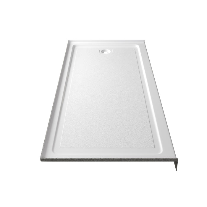 PULSE ShowerSpas ShowerPan - Right Shower Base Glossy 2