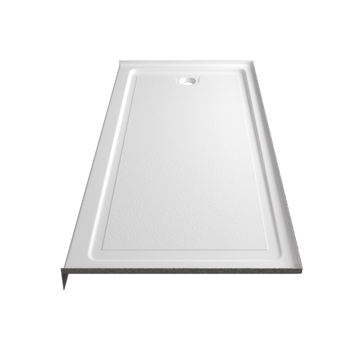 PULSE ShowerSpas ShowerPan - Left Shower Base Glossy 2