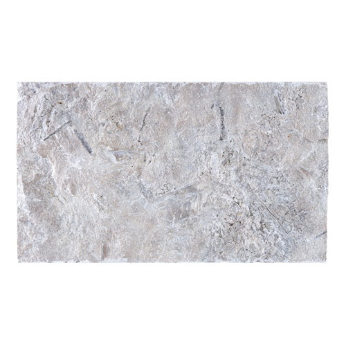 Titanium Split Face Travertine Veneer - 12" x 24"