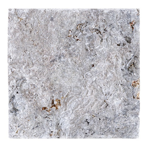 Titanium Travertine Veneer - 12" x 24" Split Face