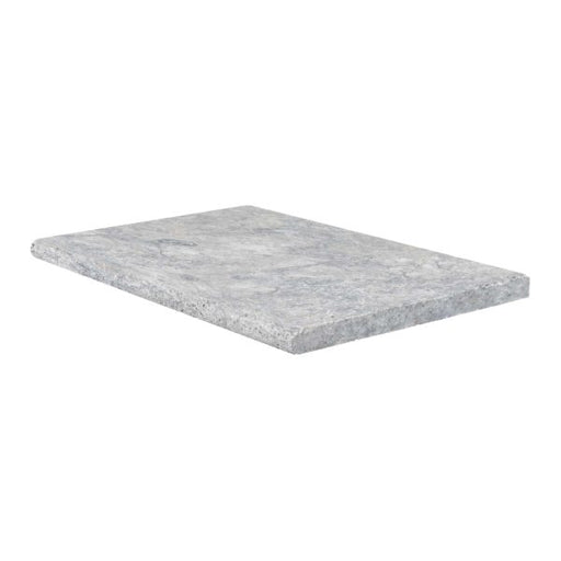 Clearance Sale! Silver Premium Travertine Coping - Tumbled
