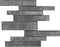 Full Sheet Sample - Terra Bella Silver Linear Glass Mosaic - 7.75" x 10.25" Glossy
