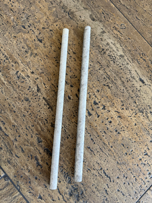 Silver Sky Polished Marble Liner - 1/2" x 12" Pencil 4