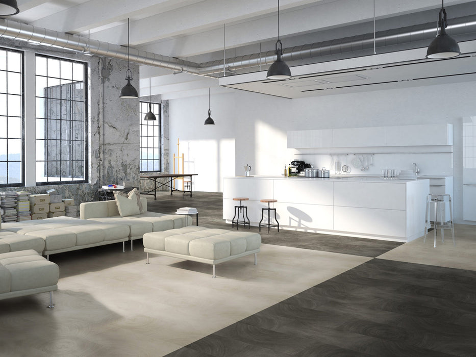 Radius Vinyl Hays Beige C05 Vinyl Tile Embossed 3