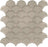Full Sheet Sample - Aquatica Element Smoke Scallop Glass Mosaic - 11.75" x 11.75" Glossy