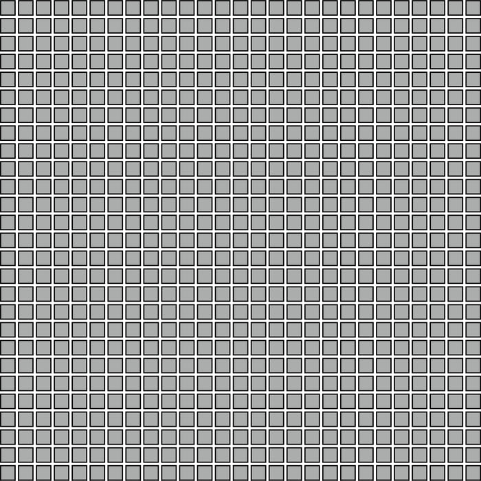 Clearance Sale! Geometro Solid Square Frost Recycled Glass Mosaic - 12" x 12"