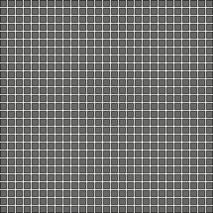 Clearance Sale! Geometro Solid Square Graphite Recycled Glass Mosaic - 12" x 12"