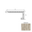Pietra Vinyl Alabaster Square Overlap Stair Nose Embossed 1