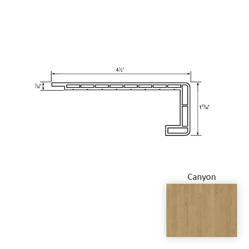 Nurture Vinyl Canyon Square Stair Nose Embossed 1