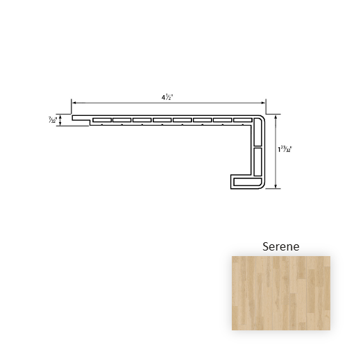Nurture Vinyl Serene Square Stair Nose Embossed 1