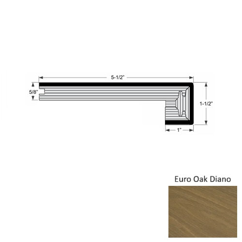 Terreno Wood Euro Oak Diano Square Stair Nose Urethane 1