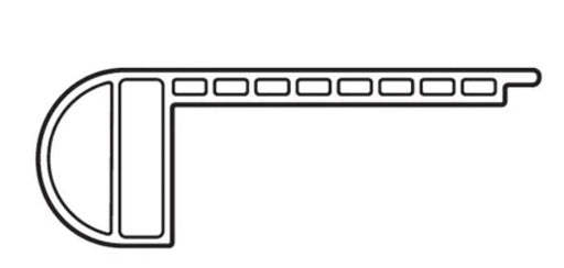 Alpine Vinyl Desert Adese Stair Nose Urethane 1