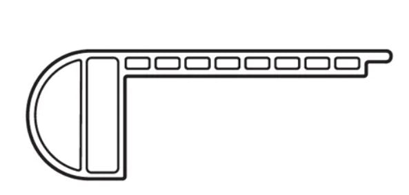 Alpine Vinyl Desert Adese Stair Nose Urethane 1