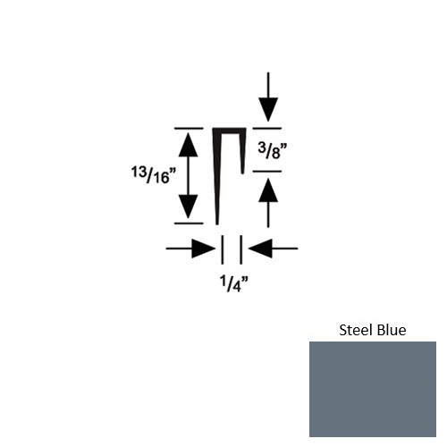 Solid Steel Blue 177