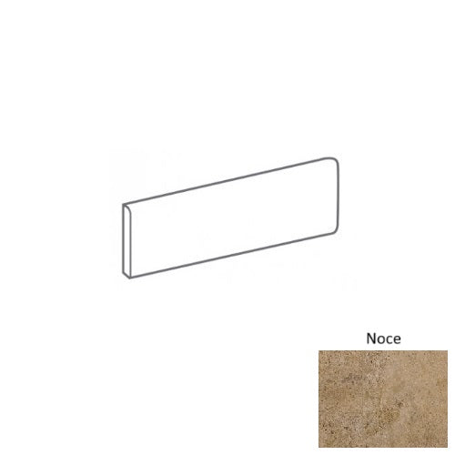 Stonefire Noce Porcelain Floor & Wall Trim - 3" x 12" Bullnose