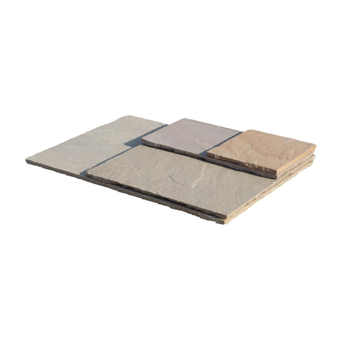 Stonewright Sandstone Buff French Paver Versailles Pattern Split Face 4
