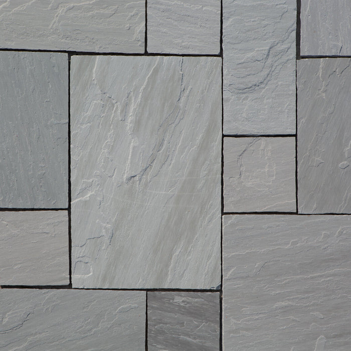 Stonewright Sandstone Grey French Paver Versailles Pattern Split Face 2