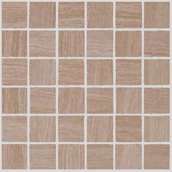 Stratos Corda Porcelain Mosaic - 2" x 2"