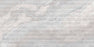 Full Tile Sample - Stream Silver Flutes Porcelain Tile - 12" x 24" Matte