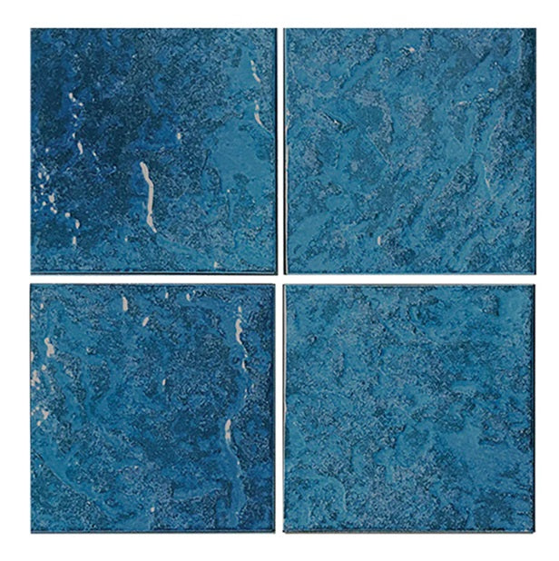 Summer II Porcelain Blue ESTSUMM Tile Glossy 1