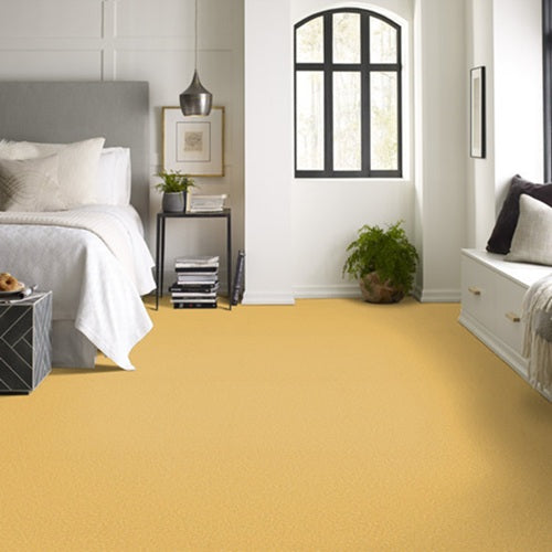 The Bright Side Sunny Side Up Polyester Carpet - Textured