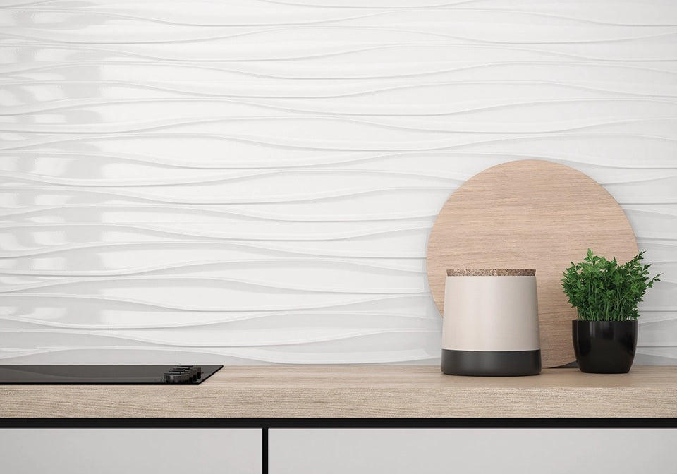 Icon Ceramic Superwhite Windy KRBICON Tile Glossy 2