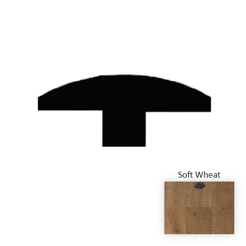 Sanremo Wood Soft Wheat Hardwood Moulding / Trim Wire Brushed 1