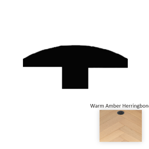 Tivoli Wood Warm Amber Hardwood Moulding / Trim Wire Brushed 1