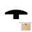 Modena Wood Warm Honey Hardwood Moulding / Trim Wire Brushed 1