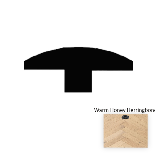 Modena Wood Warm Honey Hardwood Moulding / Trim Wire Brushed 1
