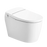 Iflush Classic Toilet Auto-Open No Bidet White Ceramic Toilet - White 12