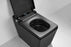 T2005MB Luxury Smart Toilet Black Tankless 1.28 GPF Rectangle Toilet - 12" (Seat Included)