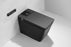 T2005MB Luxury Smart Toilet Black Tankless 1.28 GPF Rectangle Toilet - 12" (Seat Included)