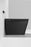 T2005MB Luxury Smart Toilet Black Tankless 1.28 GPF Rectangle Toilet - 12" (Seat Included)