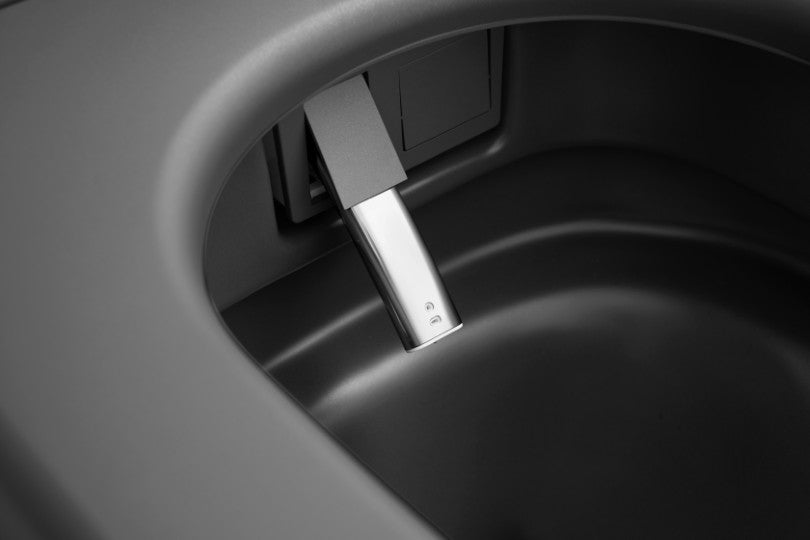 T2005MG Luxury Smart Toilet Auto Open Gray Tankless Smart Toilet 1.28 GPF Resctangle Toilet - 12"(Seat Included)