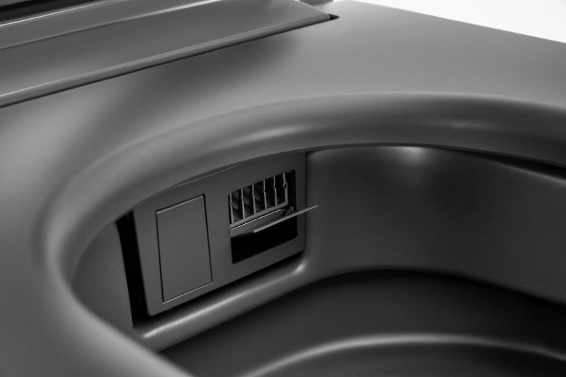 T2005MG Luxury Smart Toilet Auto Open Gray Tankless Smart Toilet 1.28 GPF Resctangle Toilet - 12"(Seat Included)