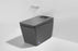 T2005MG Luxury Smart Toilet Auto Open Gray Tankless Smart Toilet 1.28 GPF Resctangle Toilet - 12"(Seat Included)